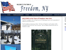 Tablet Screenshot of freedomny.org